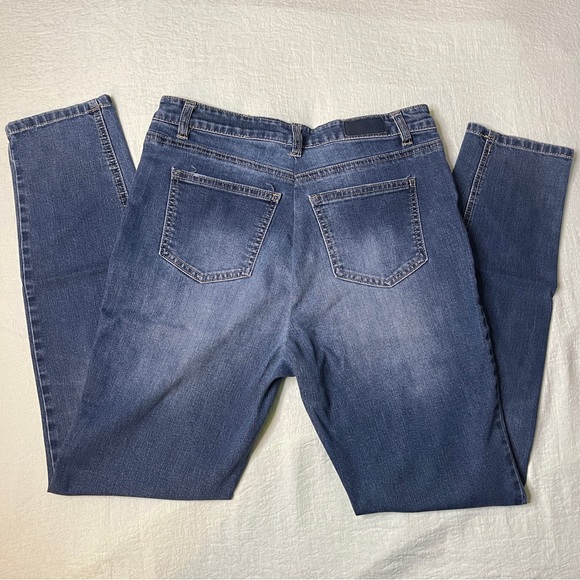 Buffalo David Bitton (FRANCESCA) Mid-Rise Skinny Stretch Blue Jeans Size 10/30 - Picture 3 of 15